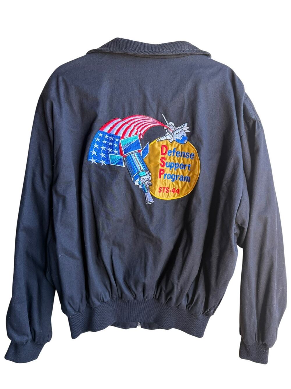 STS-44 NASA Mission Jacket XXXL Black Space Shuttle Defense Support Program